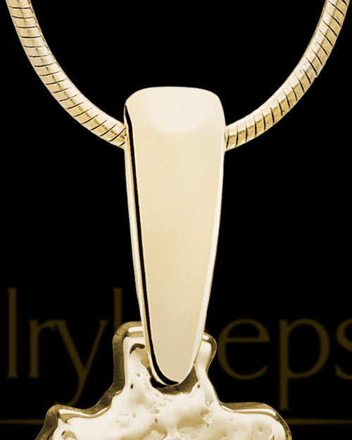 Solid 14K Gold Riverbed Ash Jewelry