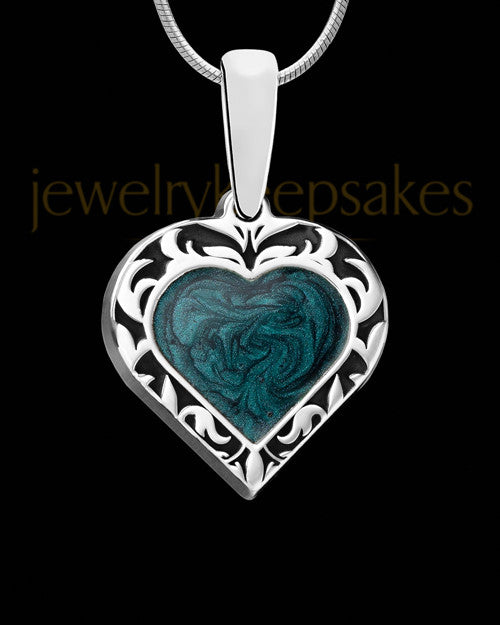 Paradise Heart Silver Ash Jewelry