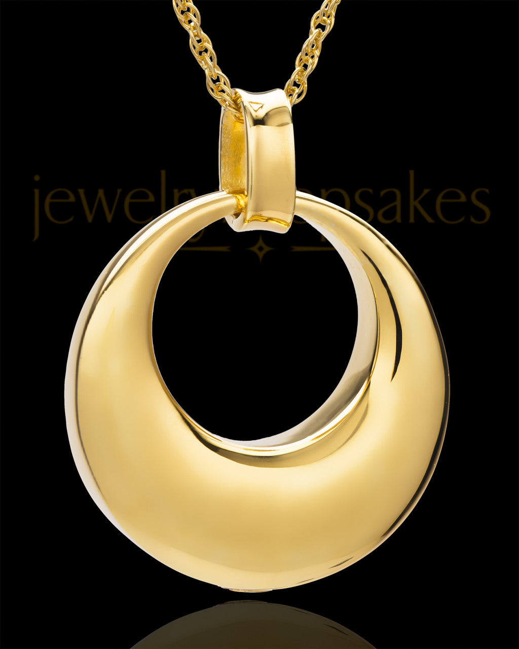 Urn Pendant 14K Gold Plated Timeless Keepsake