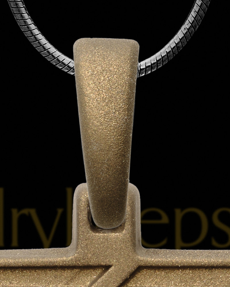 Thumbprint Framed Rectangle Bronze Finish Pendant