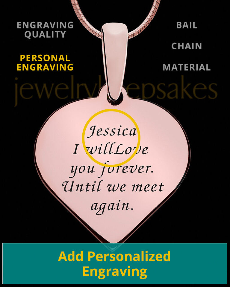 Rose Gold Plated Sterling Fancy Filigree Heart Thumbprint Pendant