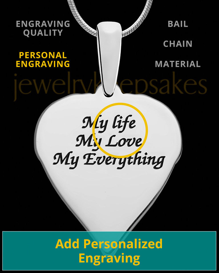 Sterling Silver Wings Thumbprint Pendant