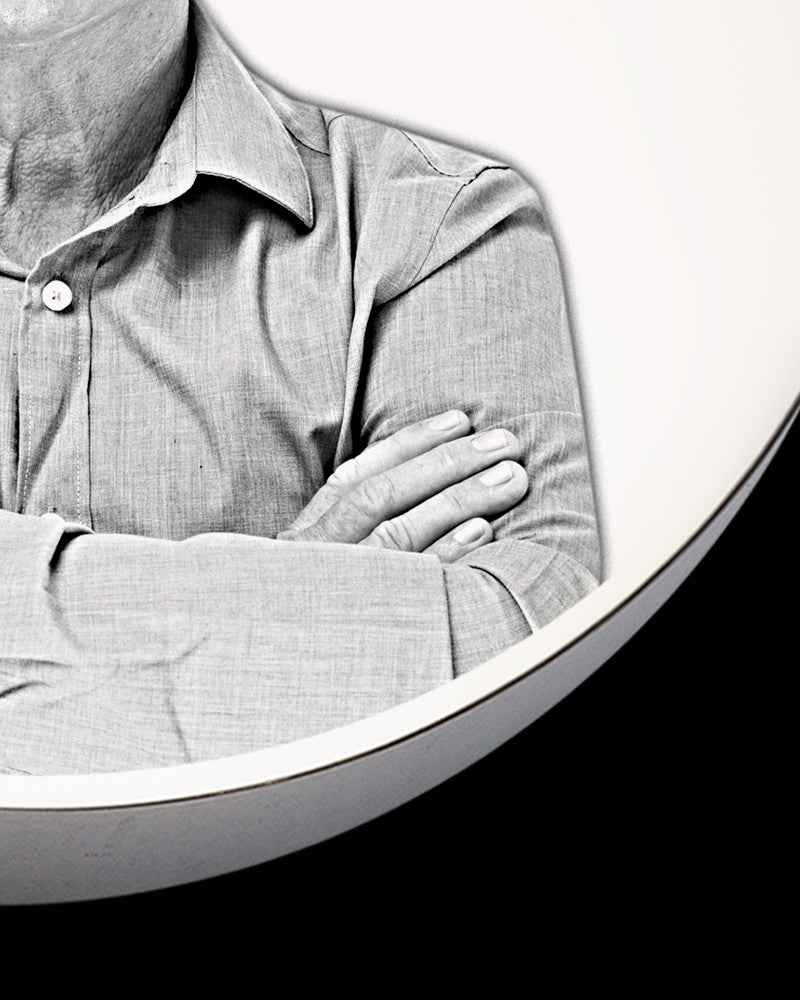 Photo Engraved Thick Round Pendant Stainless Steel