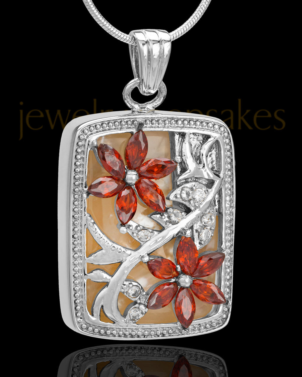 Sterling Spring Garden Memorial Charm