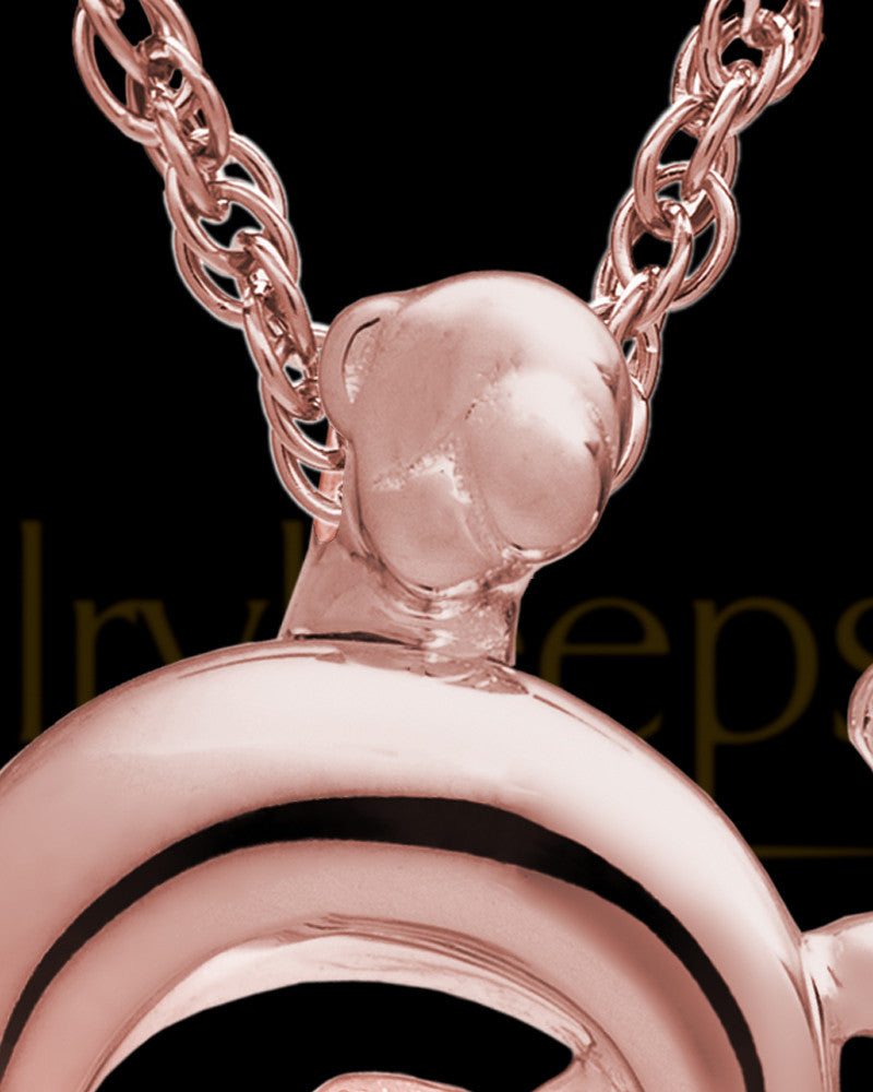 Cremation Keepsake 14K Rose Gold Heartfelt Keepsake