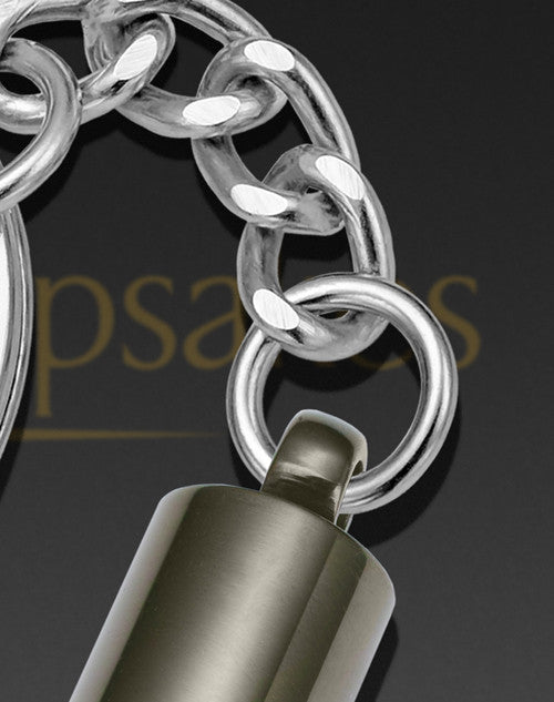Black Shotgun Shell Urn Keychain