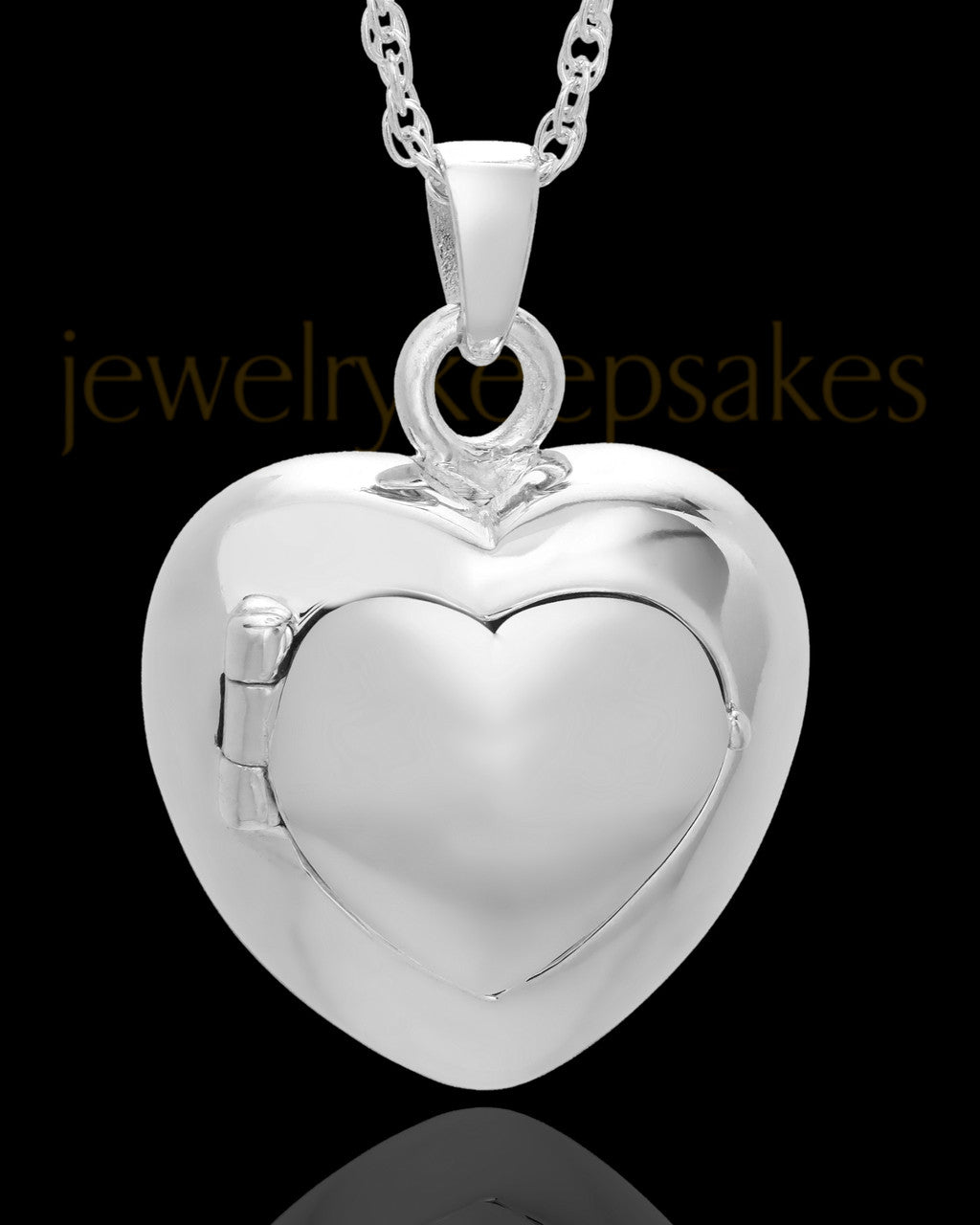 Cremation Urn Jewelry Sterling Silver Purity Heart Keepsake