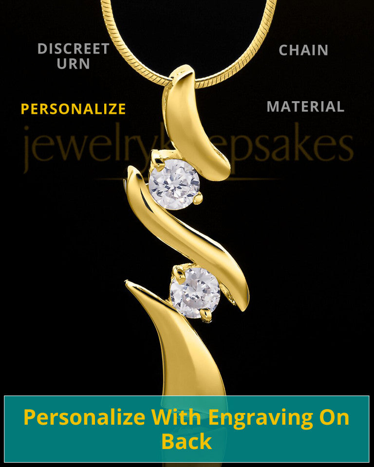 Gold Plated Endless Love Keepsake Jewelry