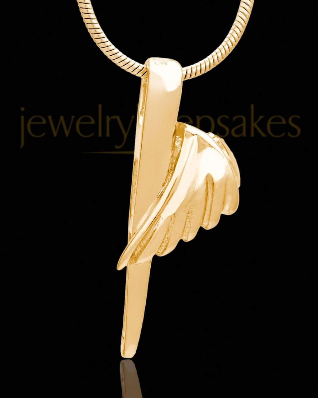 Grace Cremation Urn Pendant Gold Plated