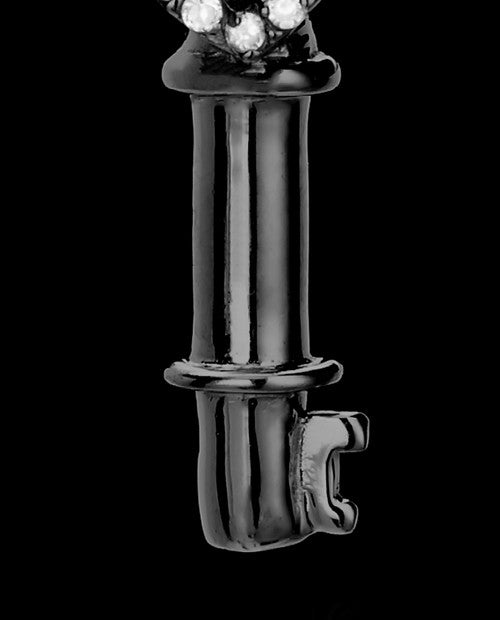 Black Plated Safekeeping Heart Cremation Urn Pendant