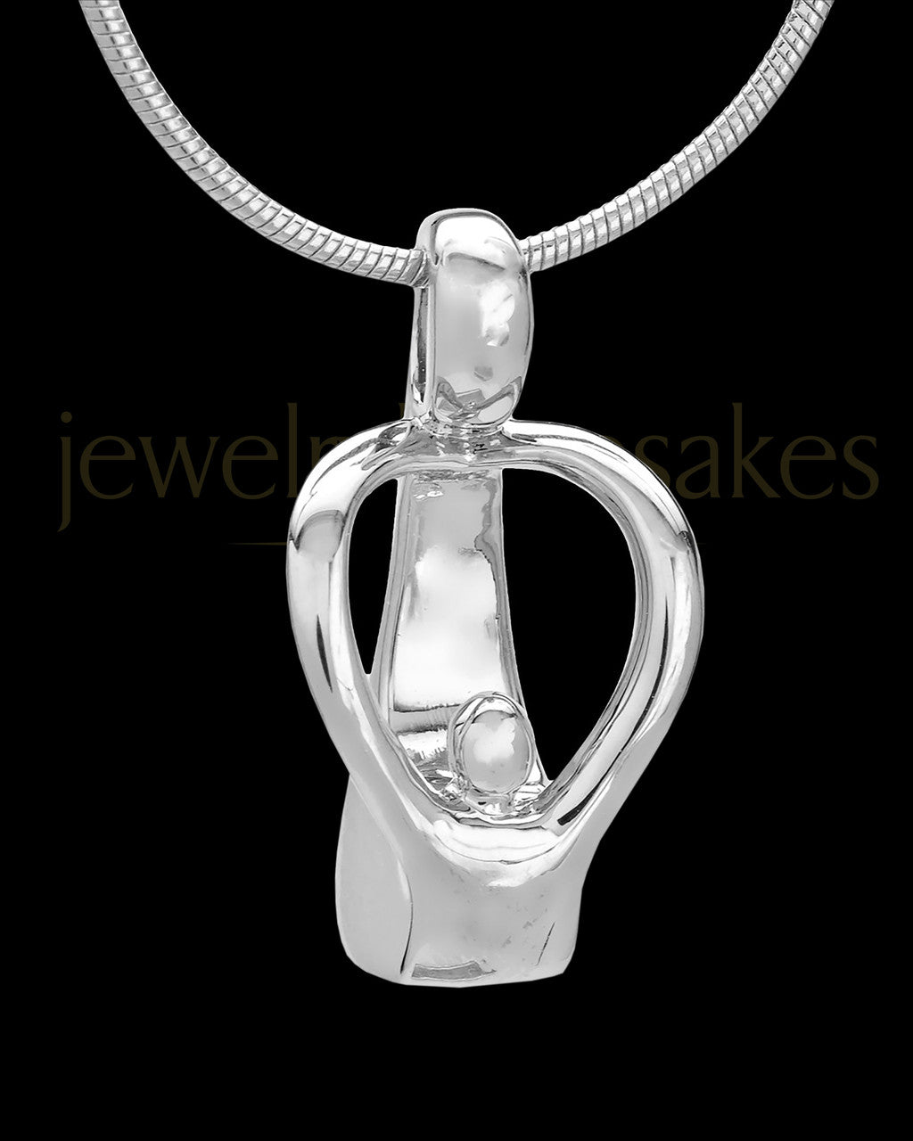 Sterling Silver Parental Love Permanently Sealed Waterproof Cremation Pendant
