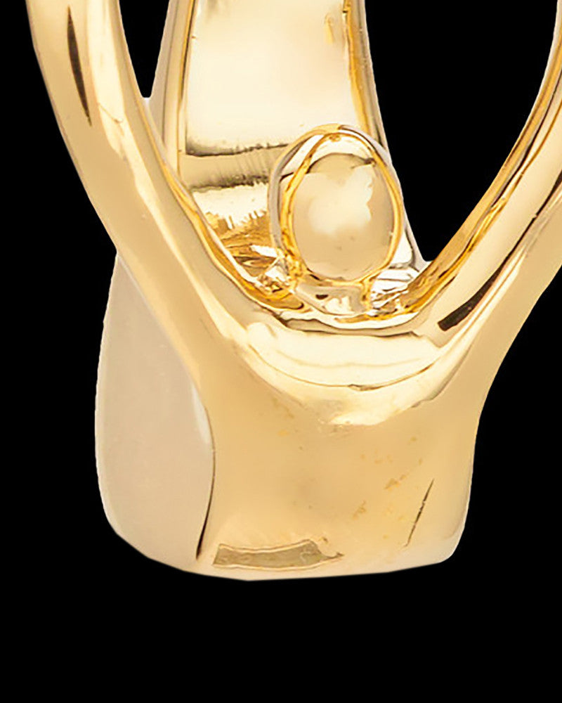 Gold Plated Parental Love Permanently Sealed Waterproof Cremation Pendant