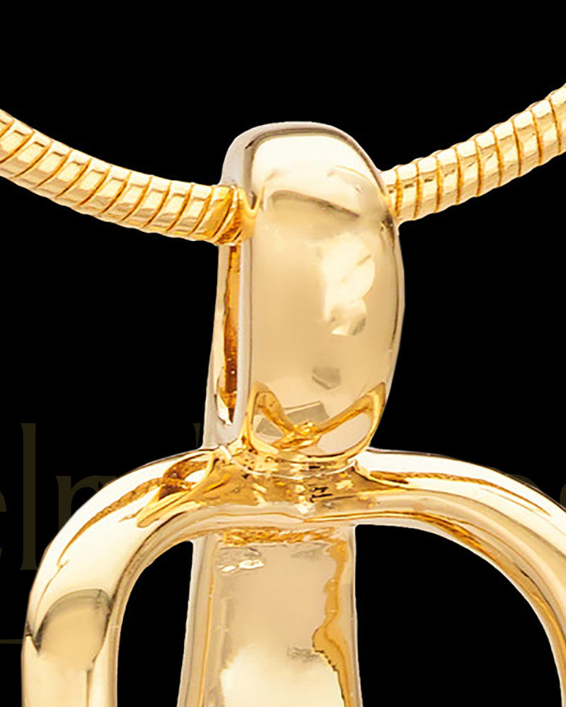 Gold Plated Parental Love Permanently Sealed Waterproof Cremation Pendant