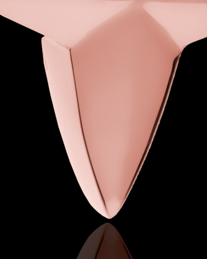 14K Rose Gold Fancy Cross Urn Pendant