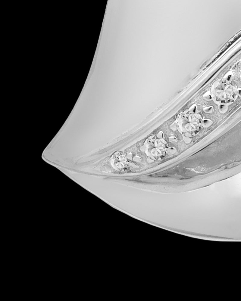 14k White Gold Abiding Heart Keepsake