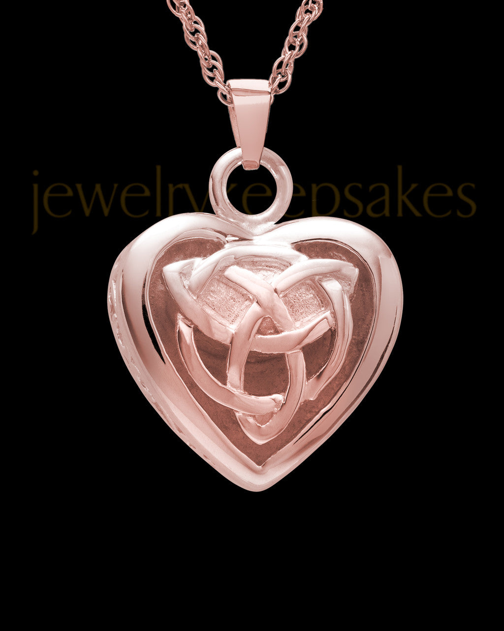 Warm and Tender 14k Rose Gold Heart Keepsake