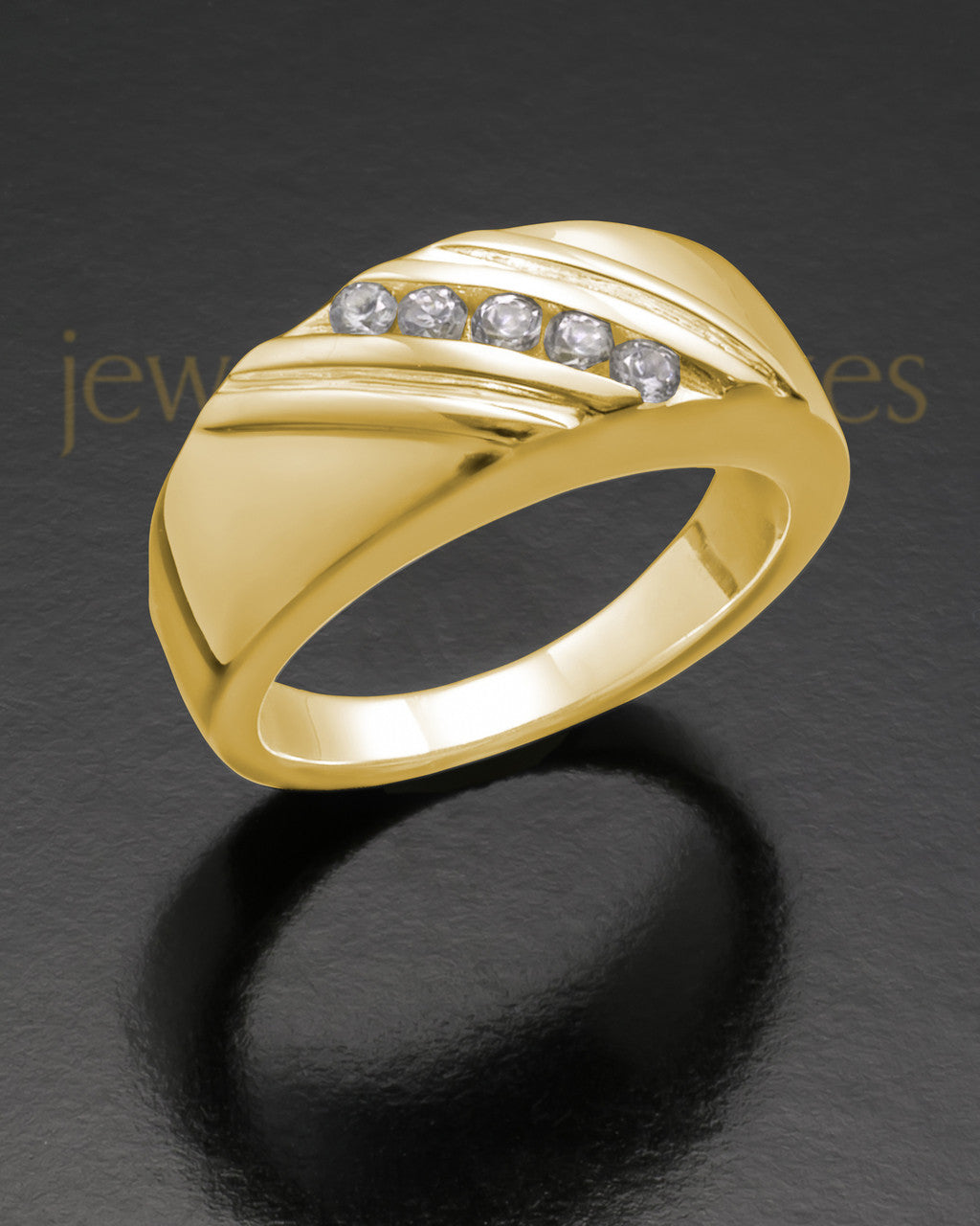 Ladies 14K Gold Tender Cremation Ring
