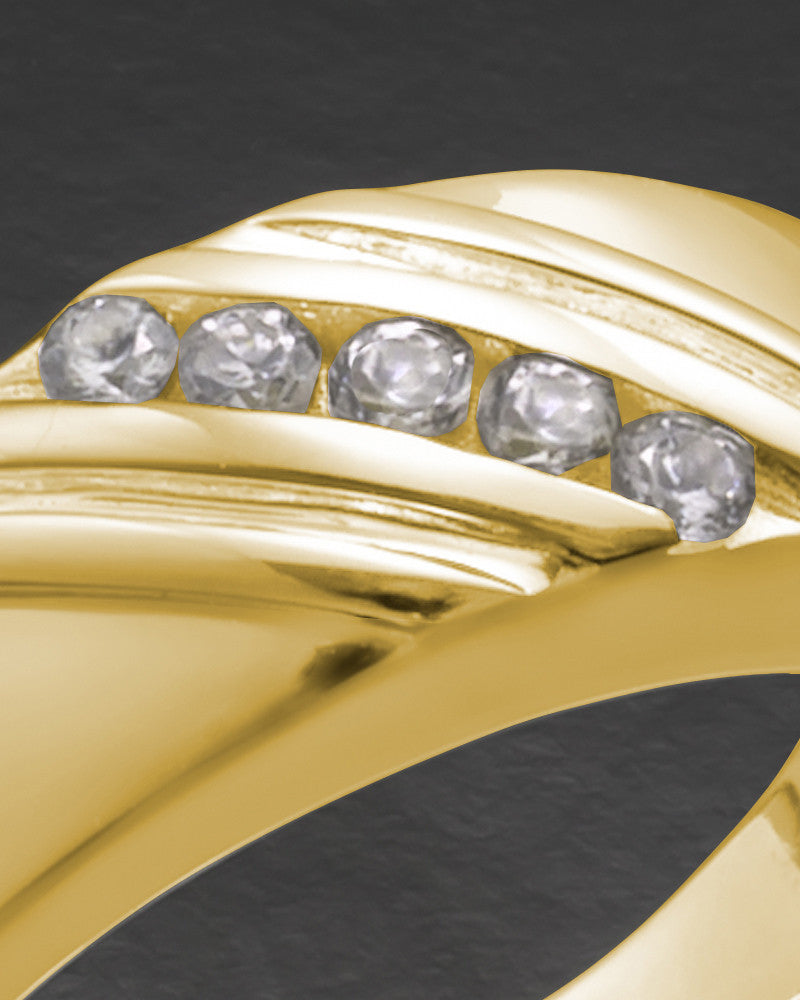 Ladies 14K Gold Tender Cremation Ring