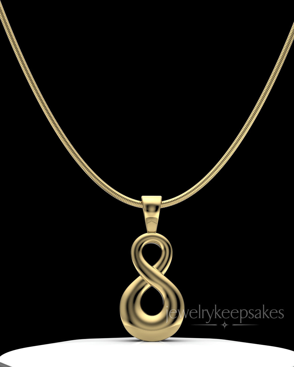 Gold Plated Perpetual Love Permanently Sealed Waterproof Jewelry