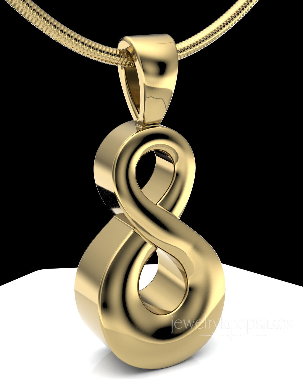 Gold Plated Perpetual Love Permanently Sealed Waterproof Jewelry
