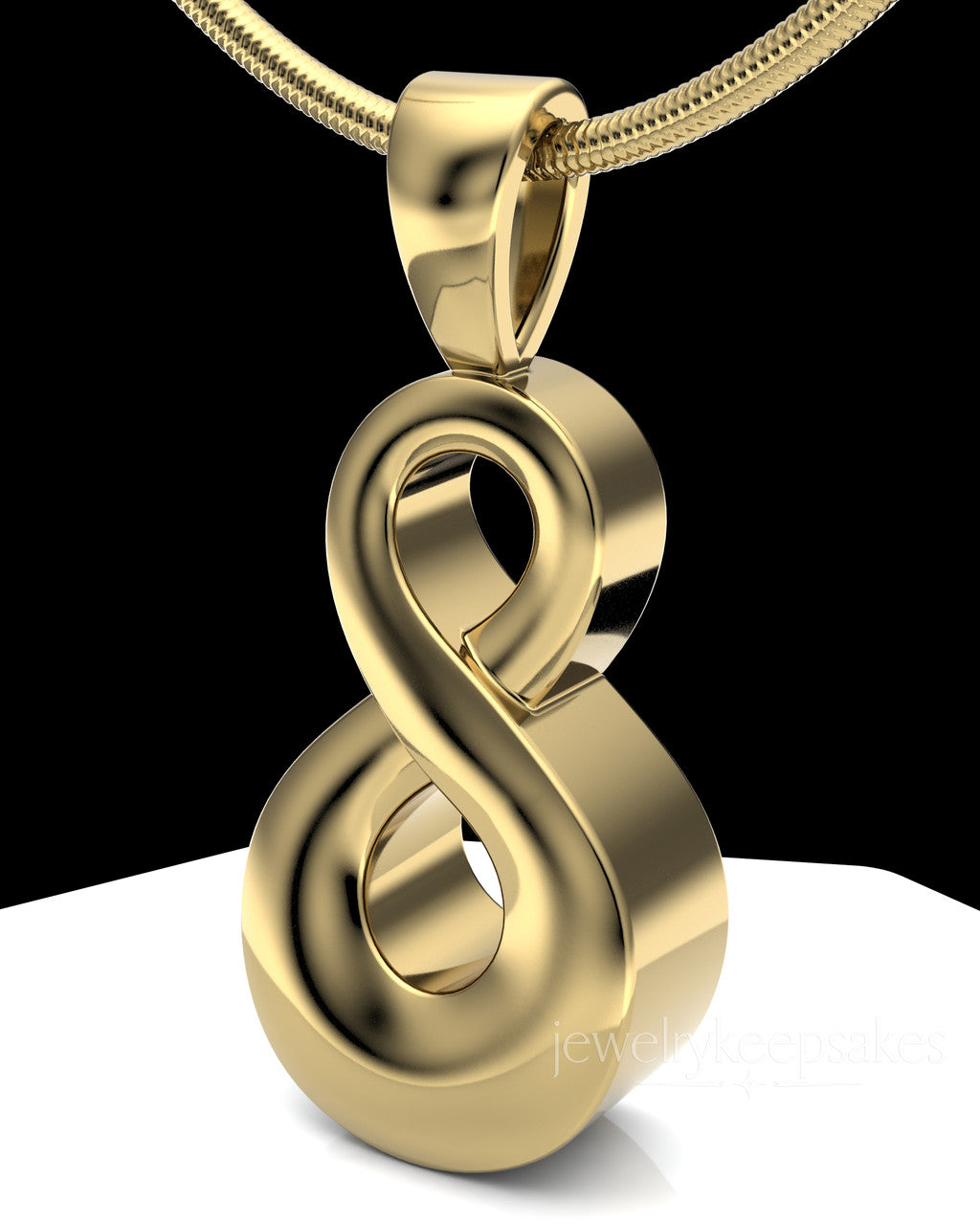 Gold Plated Perpetual Love Permanently Sealed Waterproof Jewelry