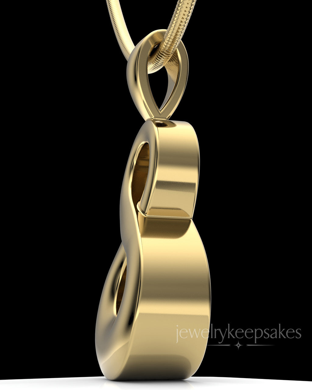 Gold Plated Perpetual Love Permanently Sealed Waterproof Jewelry