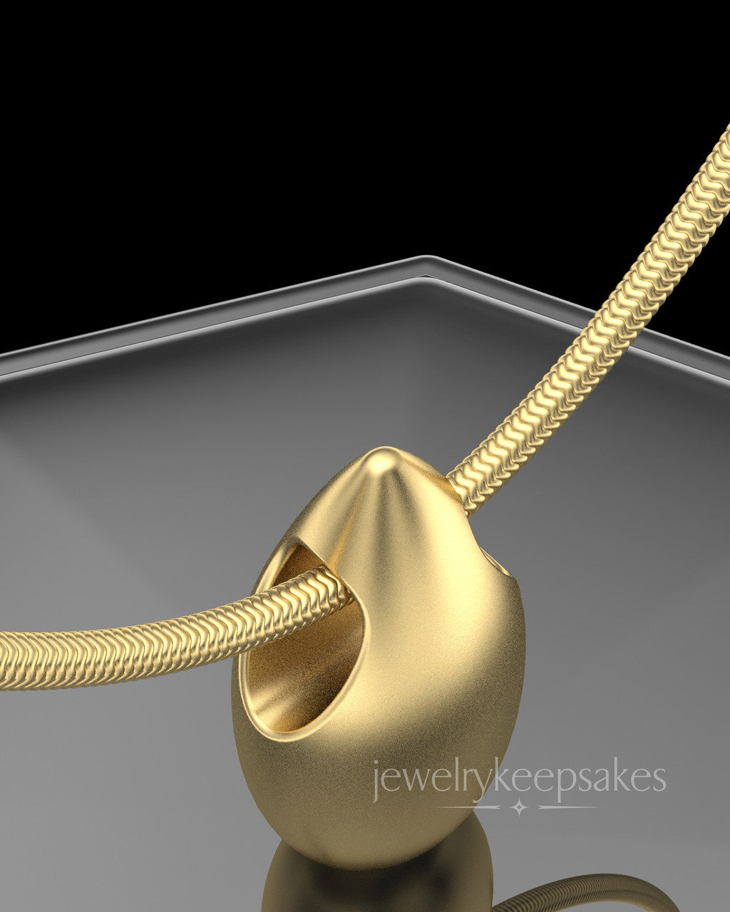 Gold Plated Natural Tear Permanently Sealed Waterproof Jewelry