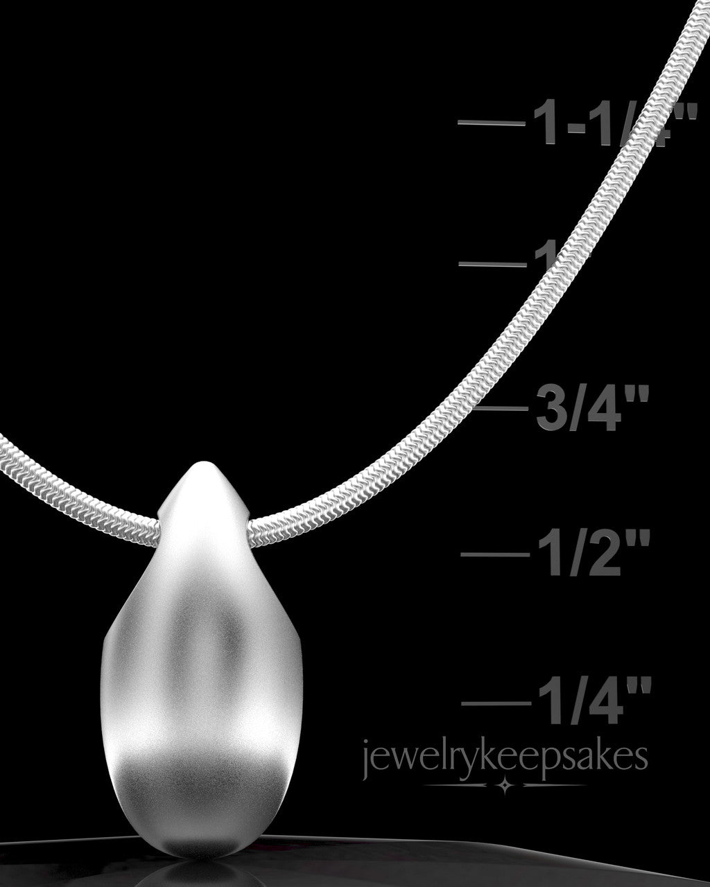 Sterling Silver Natural Tear Permanently Sealed Waterproof Jewelry