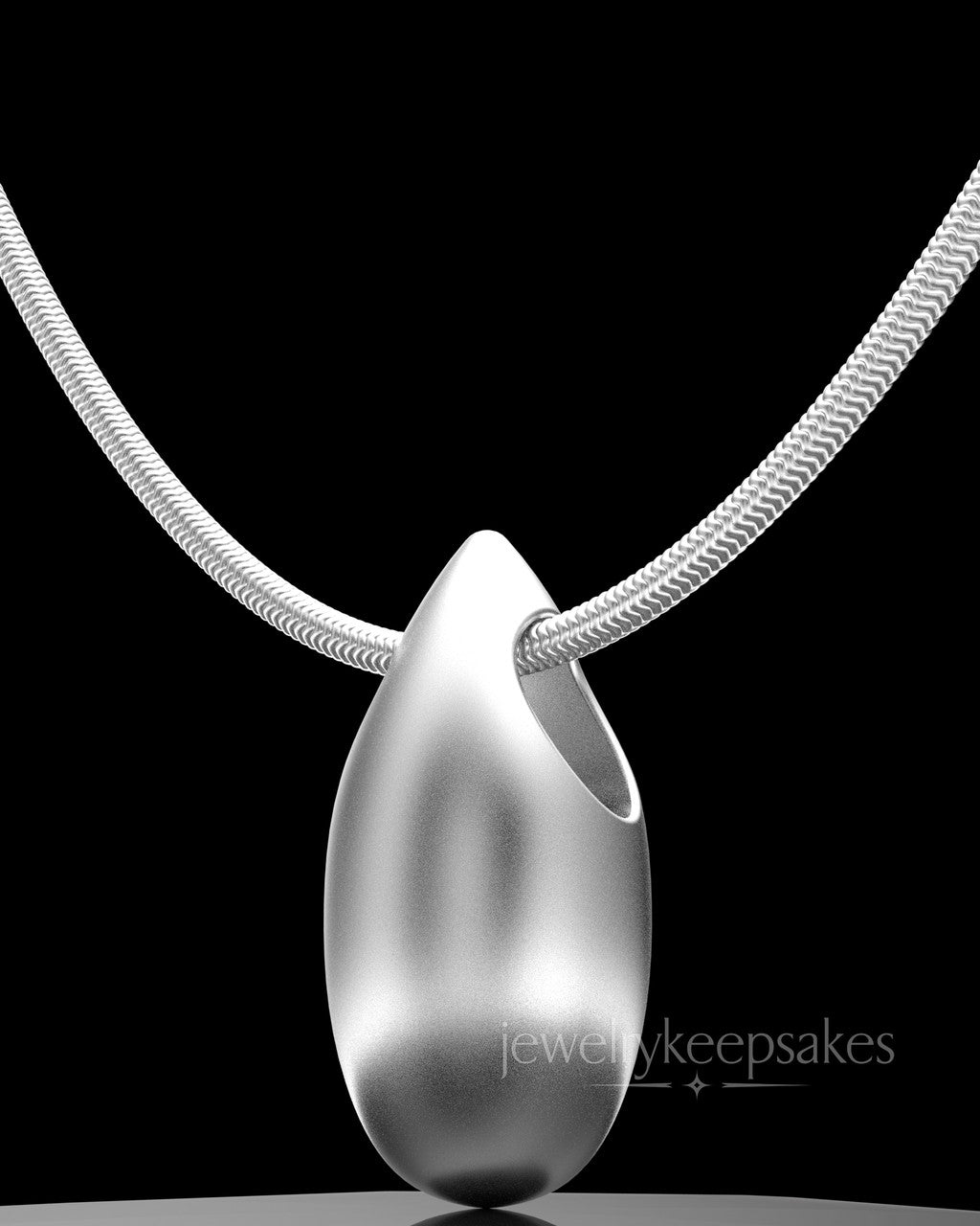 Sterling Silver Natural Tear Permanently Sealed Waterproof Jewelry
