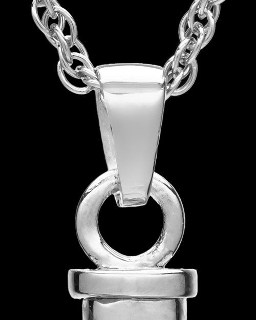 Memorial Pendant Sterling Silver Love Filigree Heart