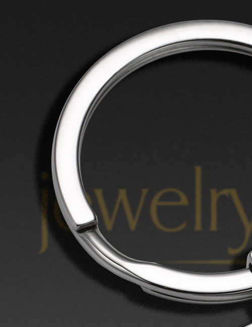 Custom Photo Engraved Keychain Rectangle Stainless