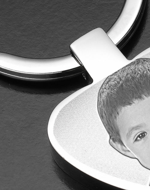 Stainless Heart Cremation Keychain