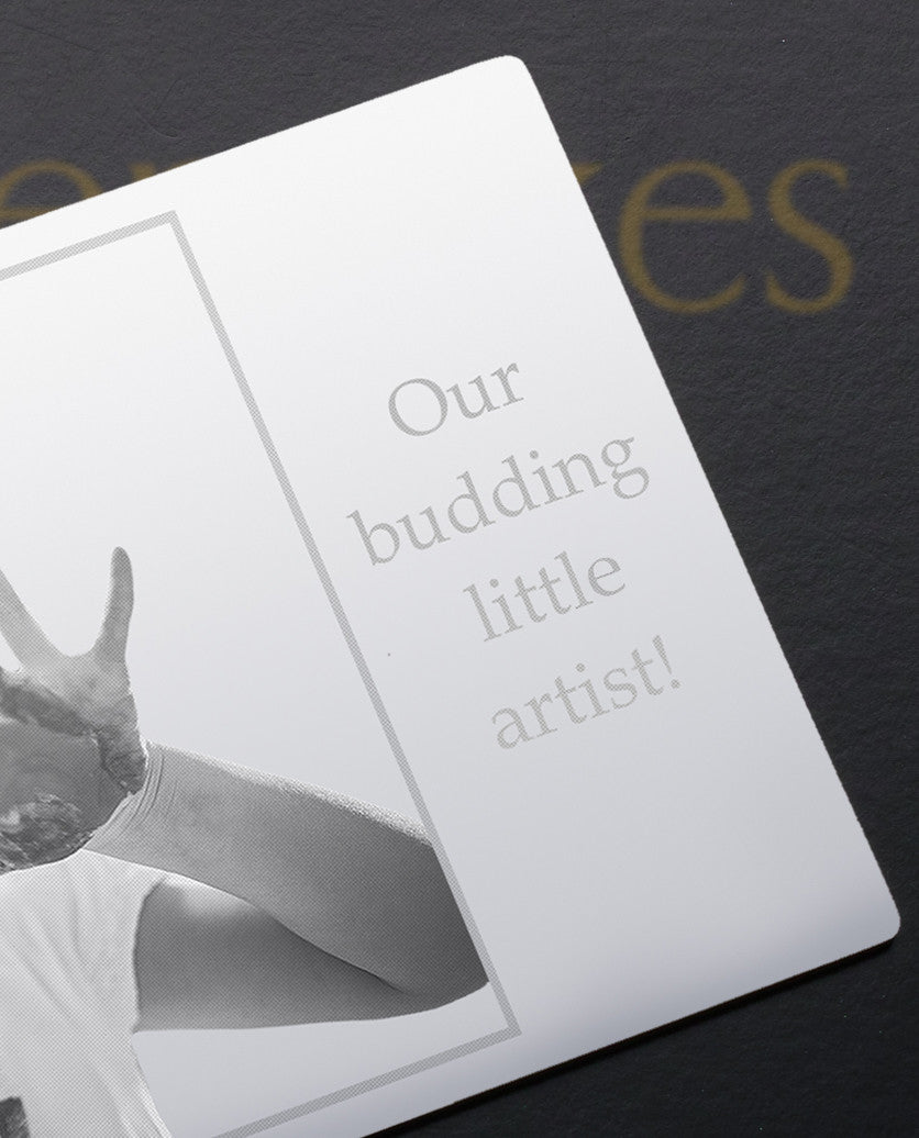 Silver Tenderness Wallet Card