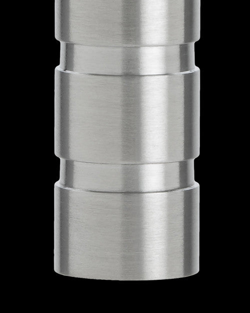 Stainless Men's Stacked Cylinder Cremation Jewelry