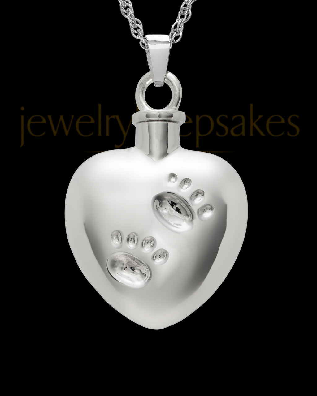 Cremation Jewelry Sterling Silver By Your Side Heart Keepsake
