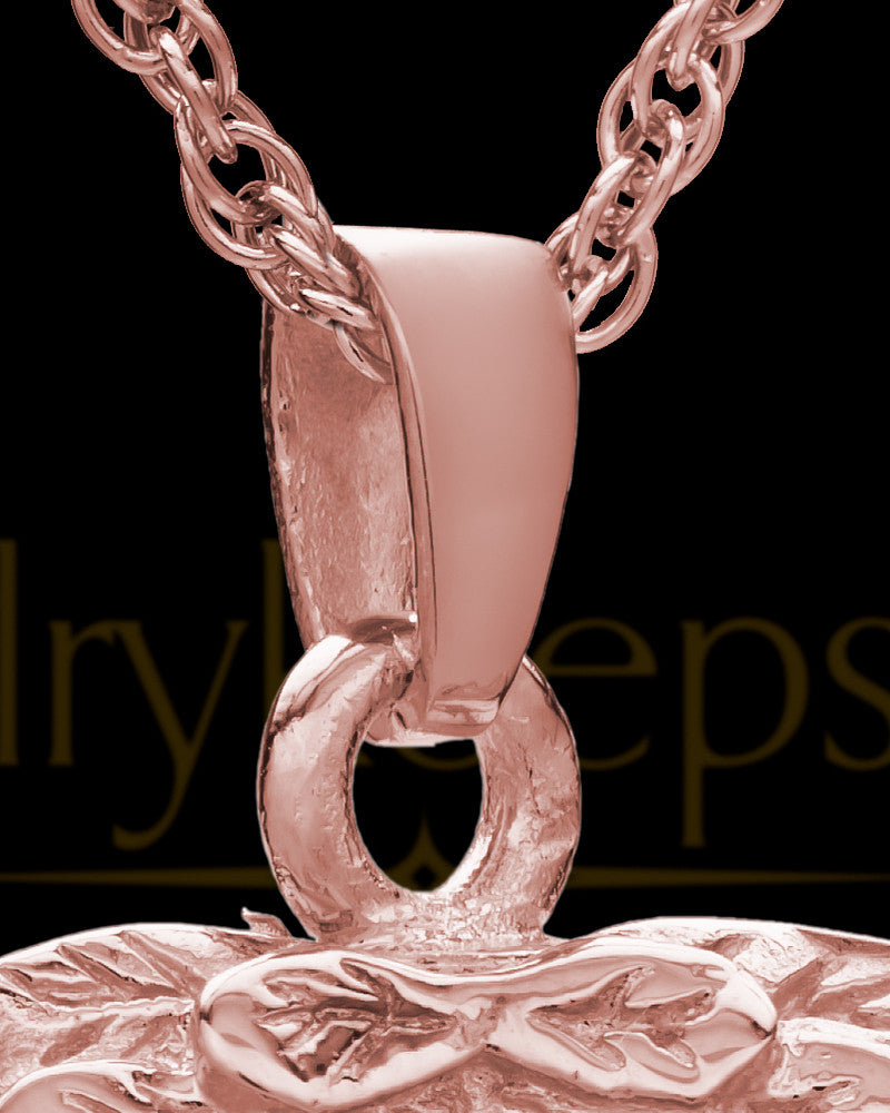 14K Rose Gold Angel Wings Keepsake