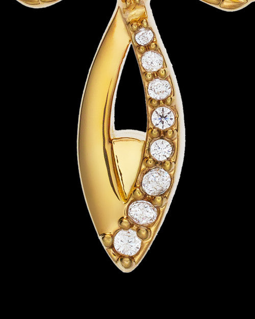 14K Gold Glorified Cremation Jewelry