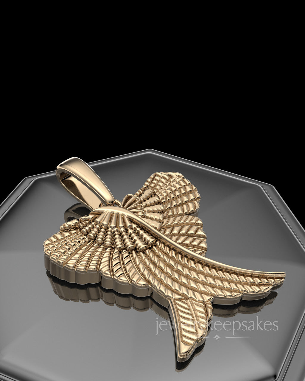 Solid 14K Gold Virtuous Permanently Sealed Waterproof Jewelry Urn