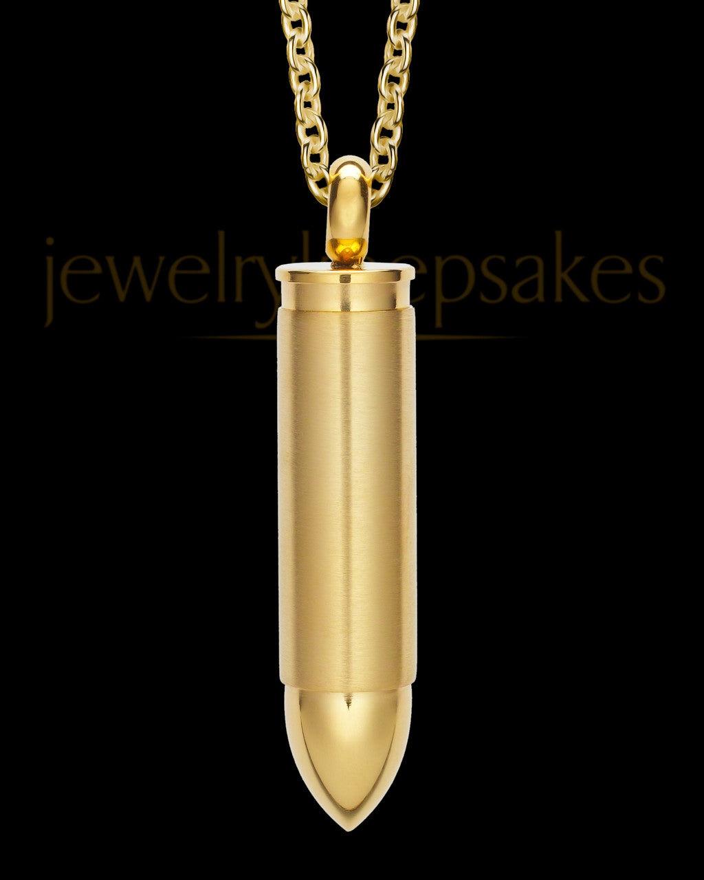 Men's Gold Bulleted Stainless Keepsake Jewelry