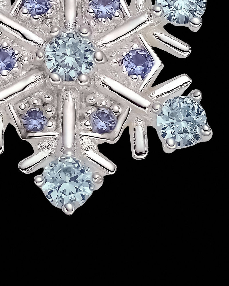 Sterling Silver Gentle Snowflake Charm For Ashes