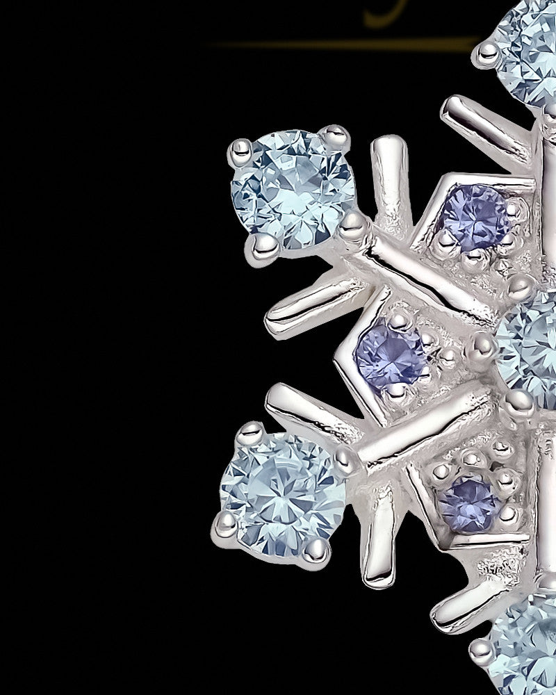 Sterling Silver Gentle Snowflake Charm For Ashes