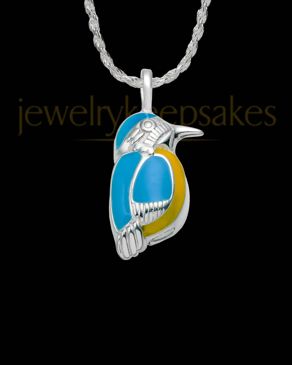 Dainty Hummingbird Sterling Silver Charm For Ashes