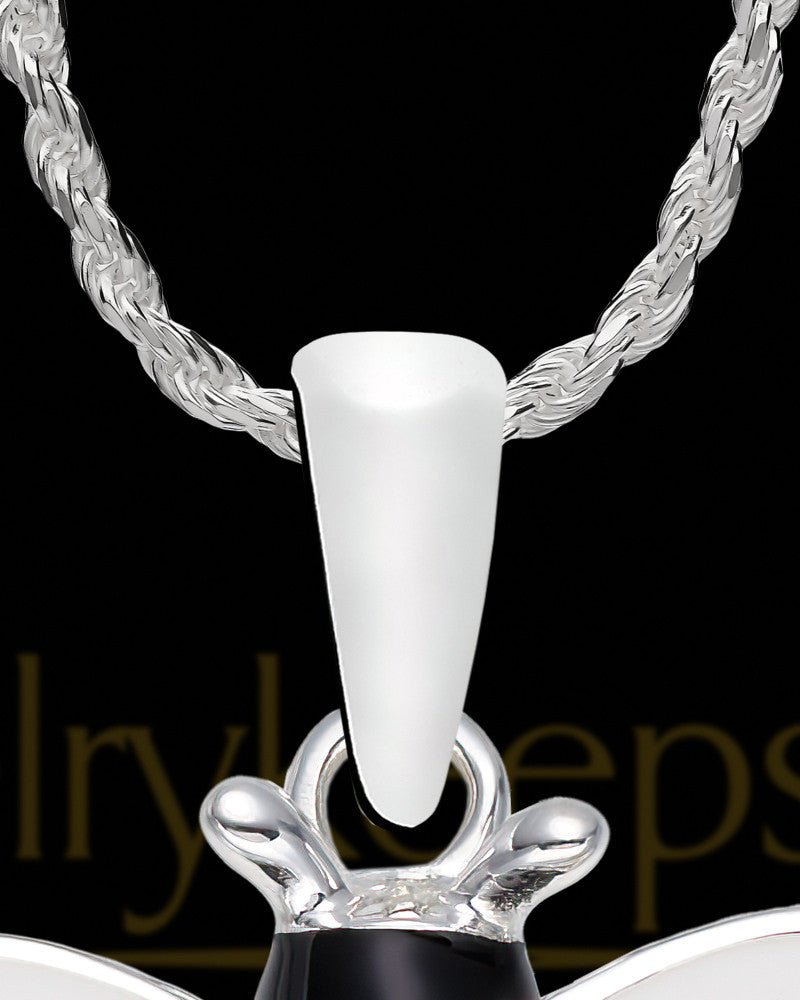 Sterling Silver Cheery Bumble Bee Charm For Ashes