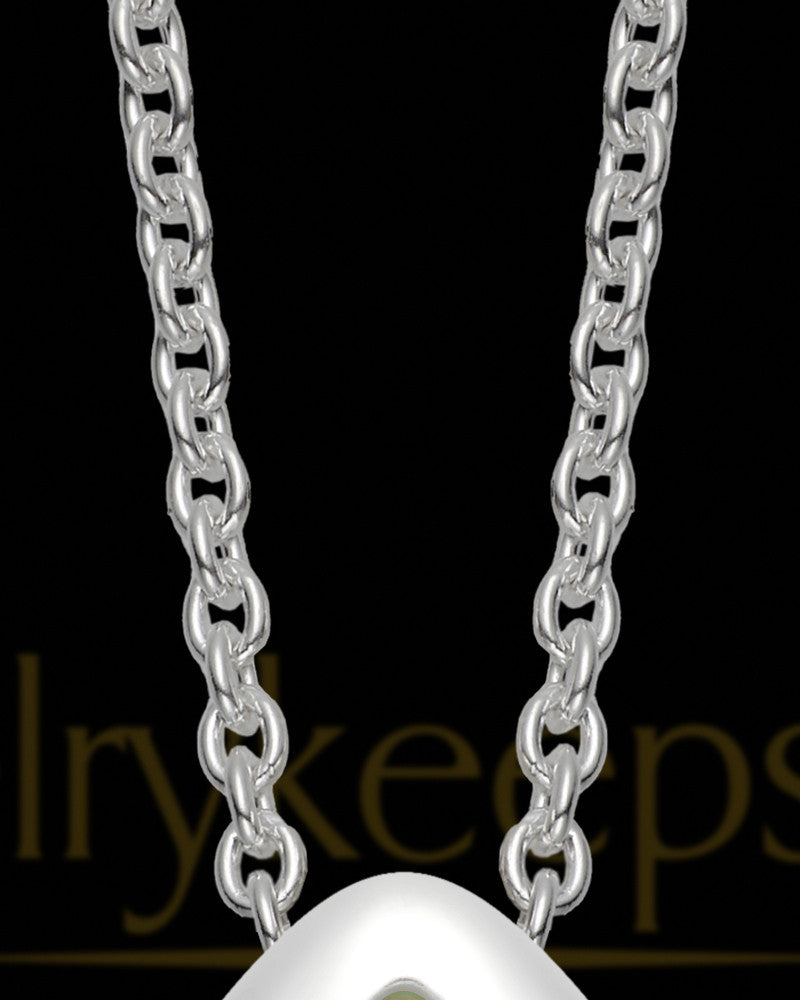 Sterling Silver Here By Your Side Teardrop Charm For Ashes