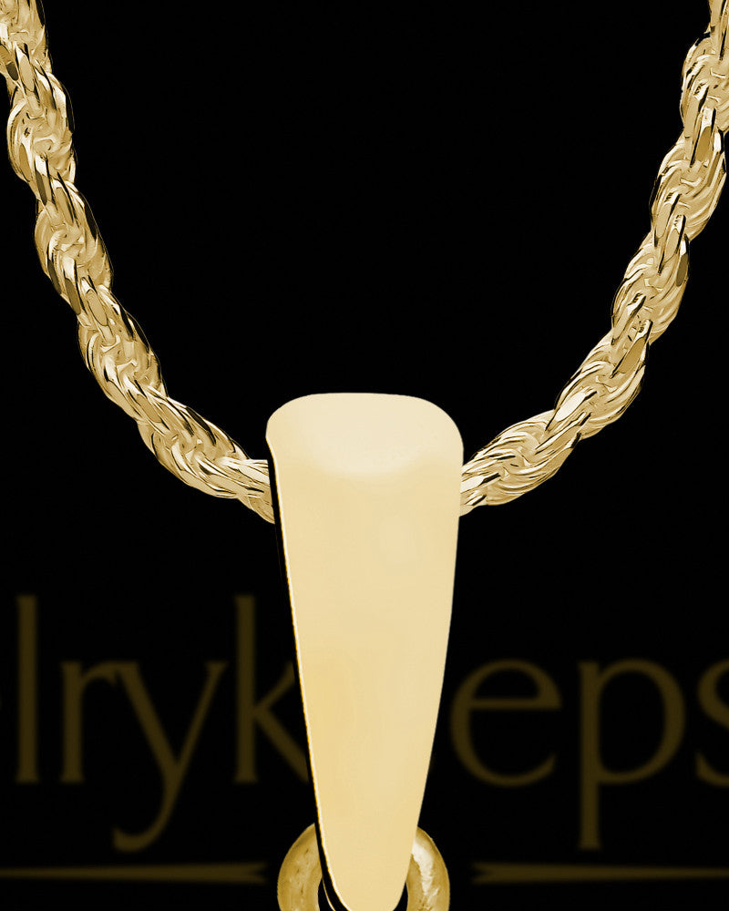 Gentle Memories Gold Plated Cross Cremation Necklace