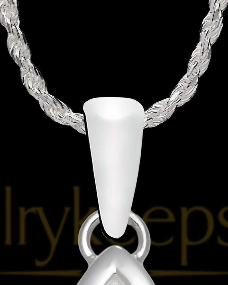 Sterling Silver Beholden Cremation Necklace