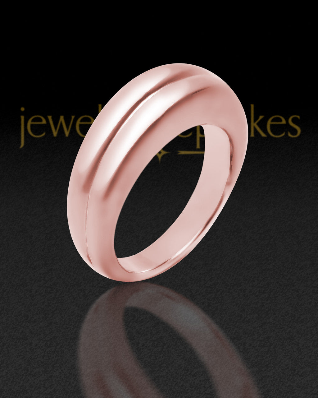 Men's 14k Rose Gold Pacific Keepsake Ring
