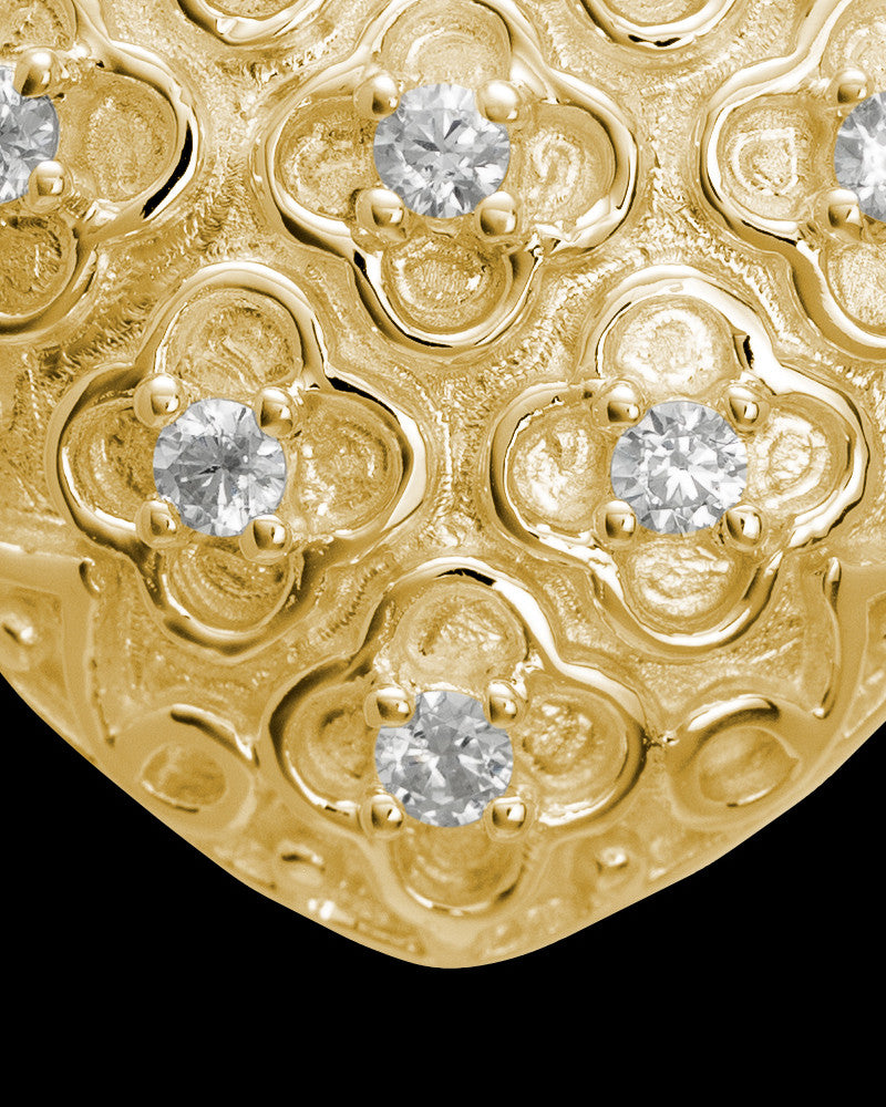 Necklace Urn Gold Plated Twinkle Heart