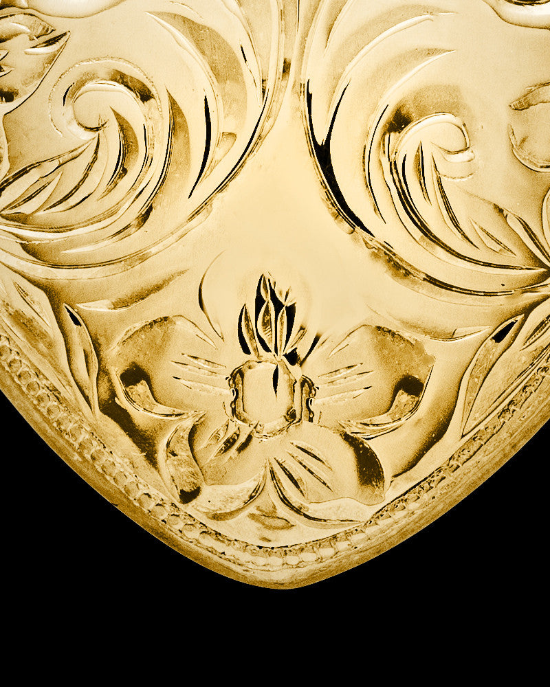 Cremation Urn Locket 14K Gold Spirit Heart