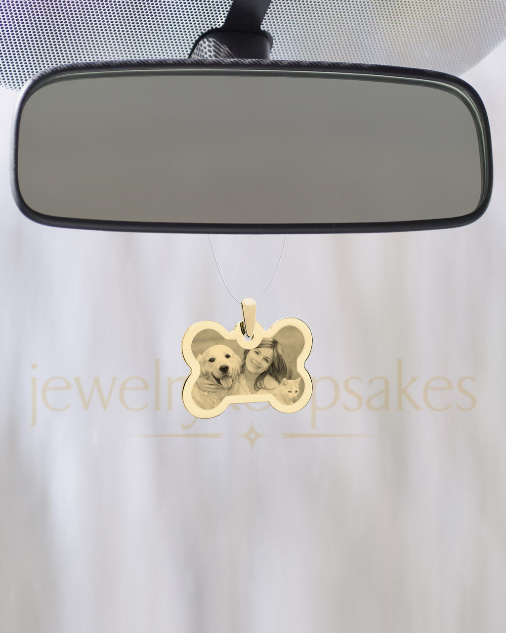 Reflection Gold Bone Pet Jewelry